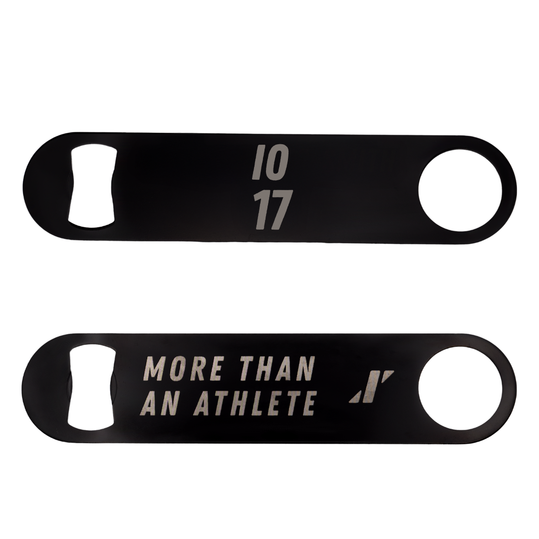 Cal State Monterey Bay Baseball Black Bottle Opener - #17 Ryan Io