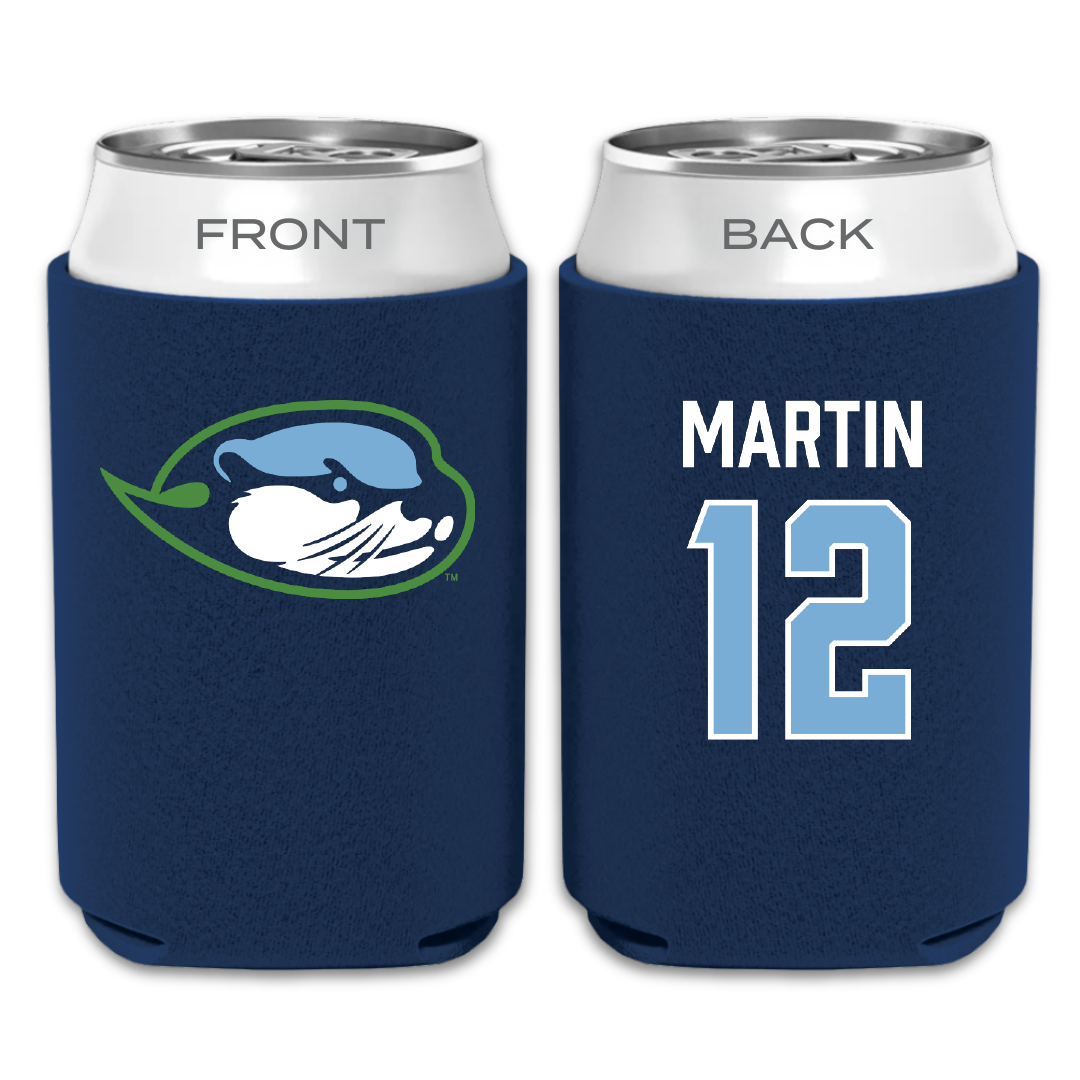 Cal State Monterey Bay Soccer Navy Can Cooler - #12 Kai Martin