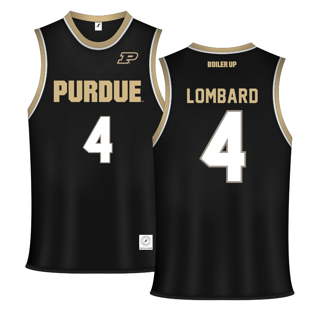 Purdue University Black Basketball Jersey - #4 Destini Lombard