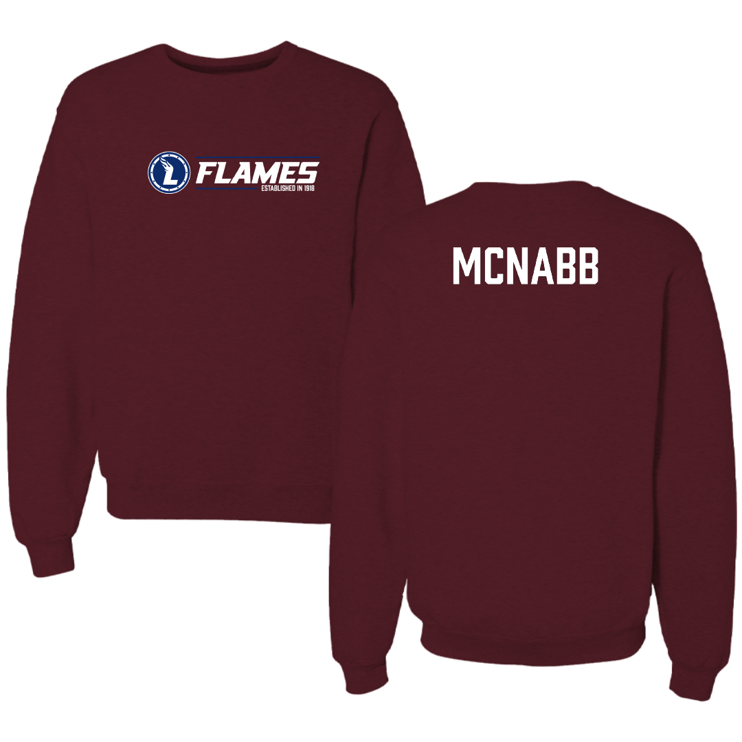 Lee University Golf Maroon General Crewneck - Bennett McNabb