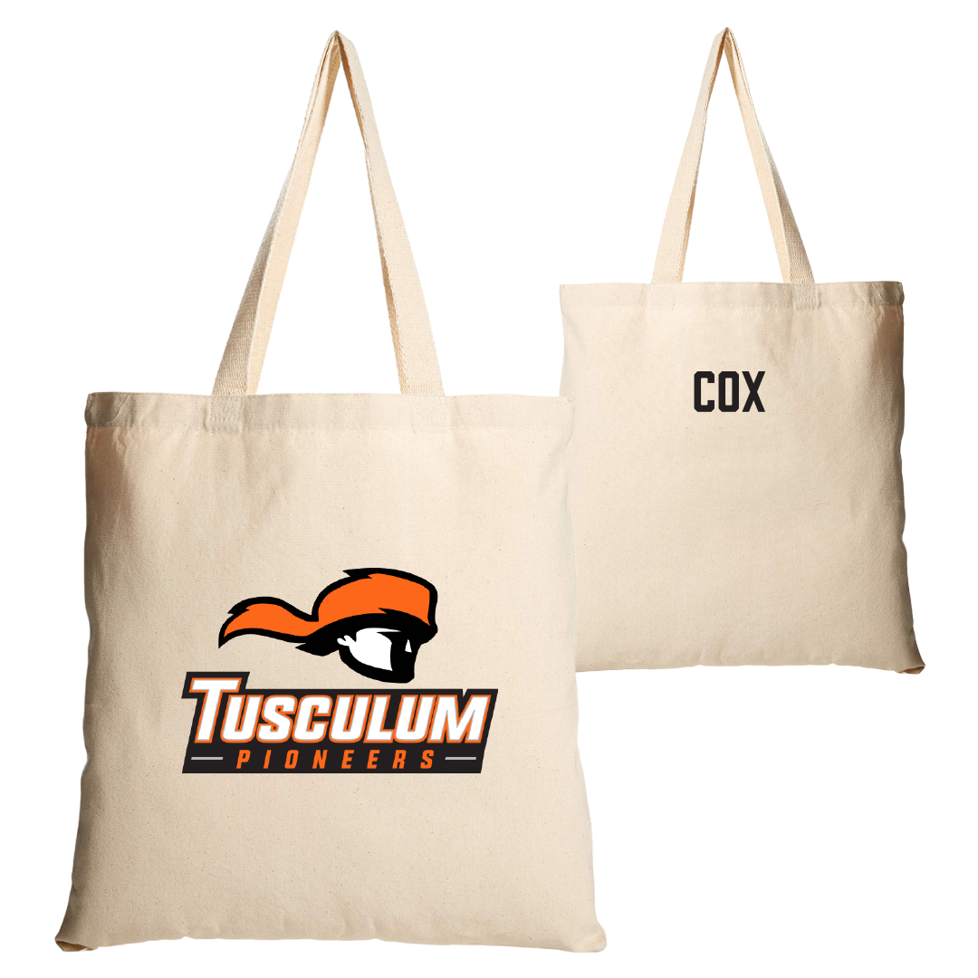 Tusculum University TF and XC Tan Canvas Tote Bag - Shanice Cox