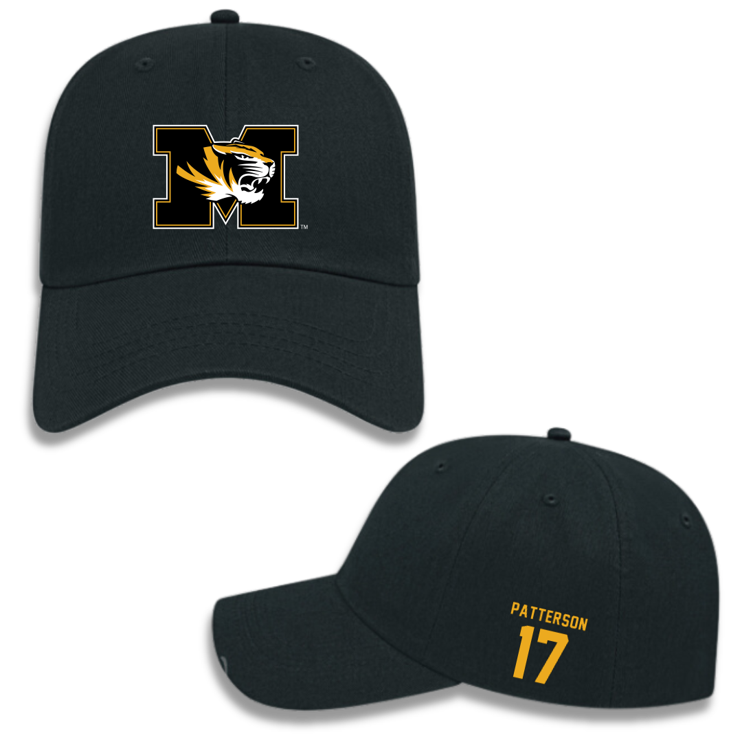 University of Missouri Baseball Black Hat - #17 Christopher Patterson