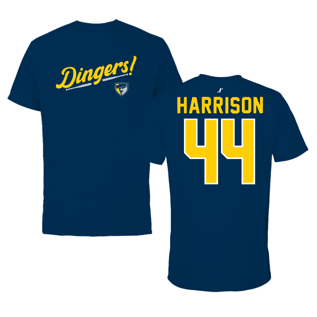 Regis University (Colorado) Baseball Navy Dingers Tee - #44 Ayden Harrison