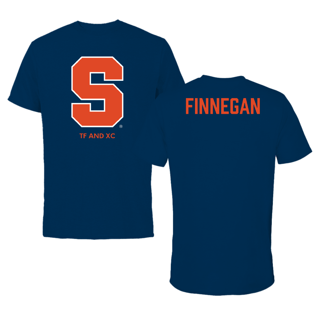 Syracuse University TF and XC Navy Primary Tee - Grace Finnegan