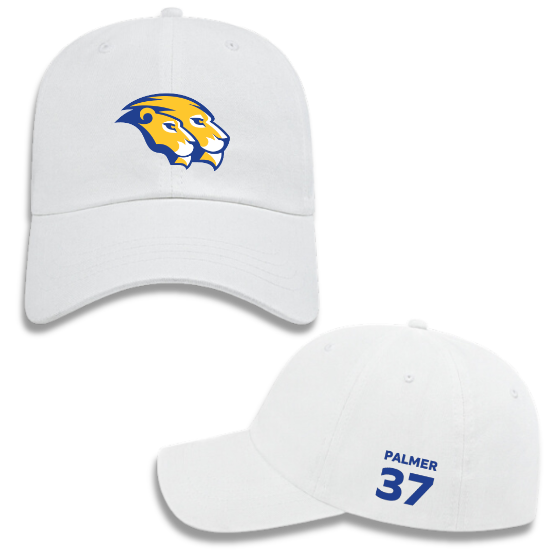 Hofstra University Baseball White Hat - #37 Dylan Palmer