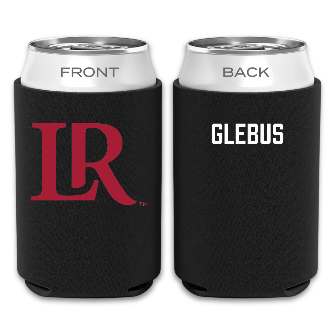 Lenoir-Rhyne University Swimming & Diving Black Can Cooler - Christopher Glebus