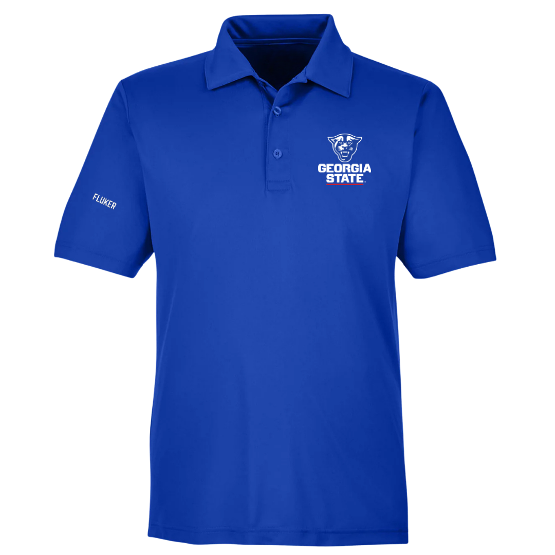 Georgia State University TF and XC Blue Polo - Ronasche Fluker