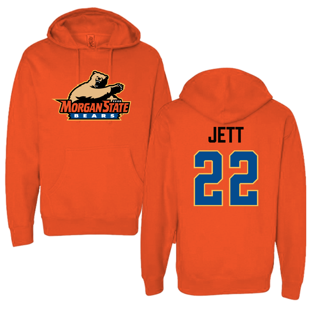Morgan State University Acrobatics & Tumbling Orange Hoodie - #22 Marisa Jett