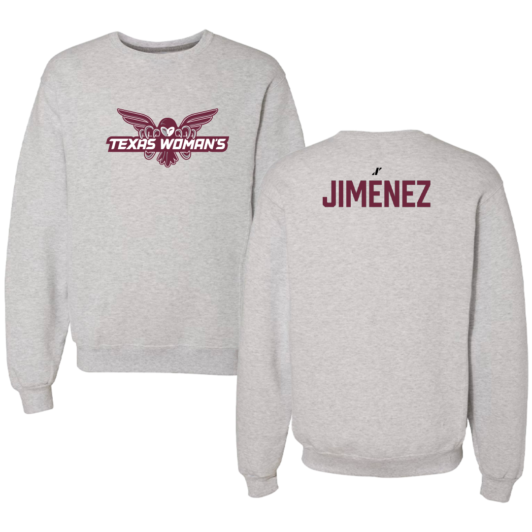 Texas Woman's University Dance Light Gray Crewneck - Analiz Jimenez
