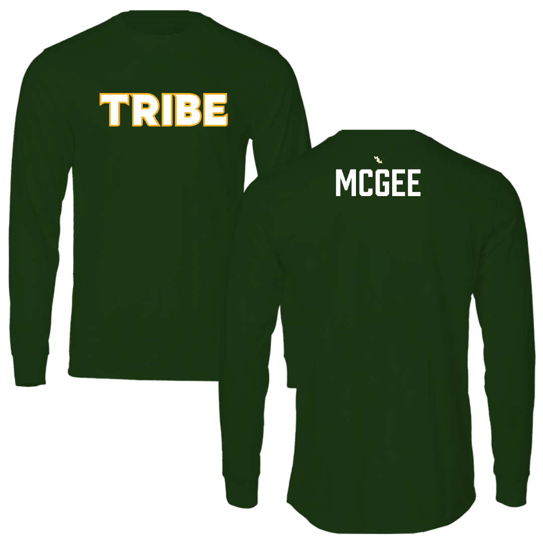 William & Mary TF and XC Forest Green Performance Long Sleeve - Leighton McGee