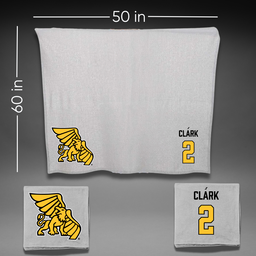 Missouri Western State University Football Gray Blanket - #2 Logan Clark