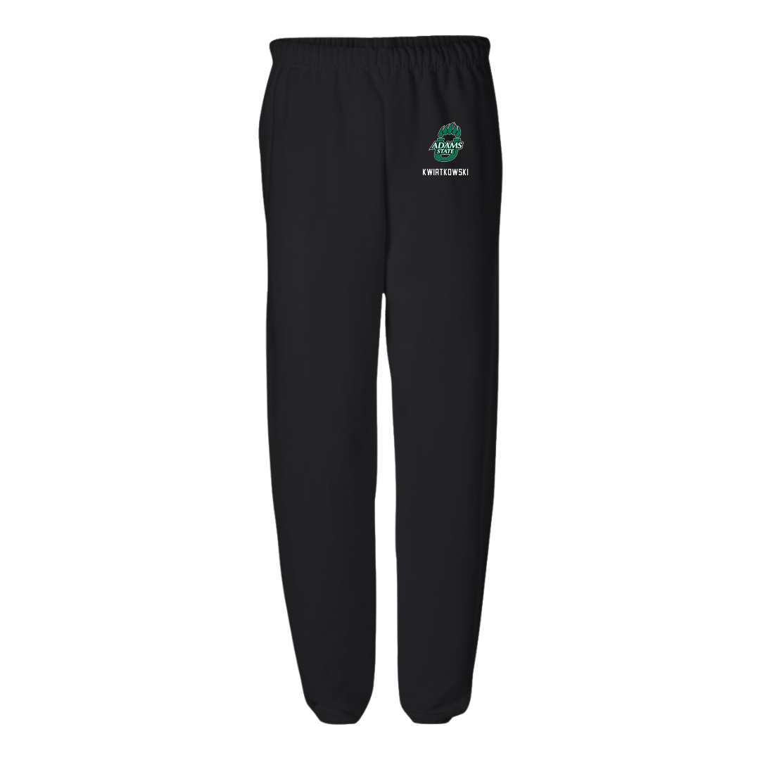 Adams State University Soccer (W) Black Sweatpants - #23 Hailey Kwiatkowski