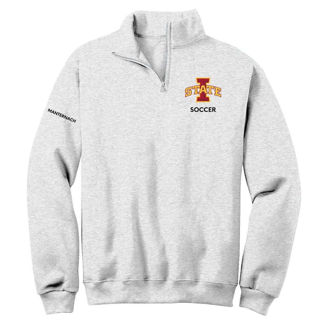 Iowa State University Gymnastics (W) Light Gray Quarter-Zip - Madelyn Manternach