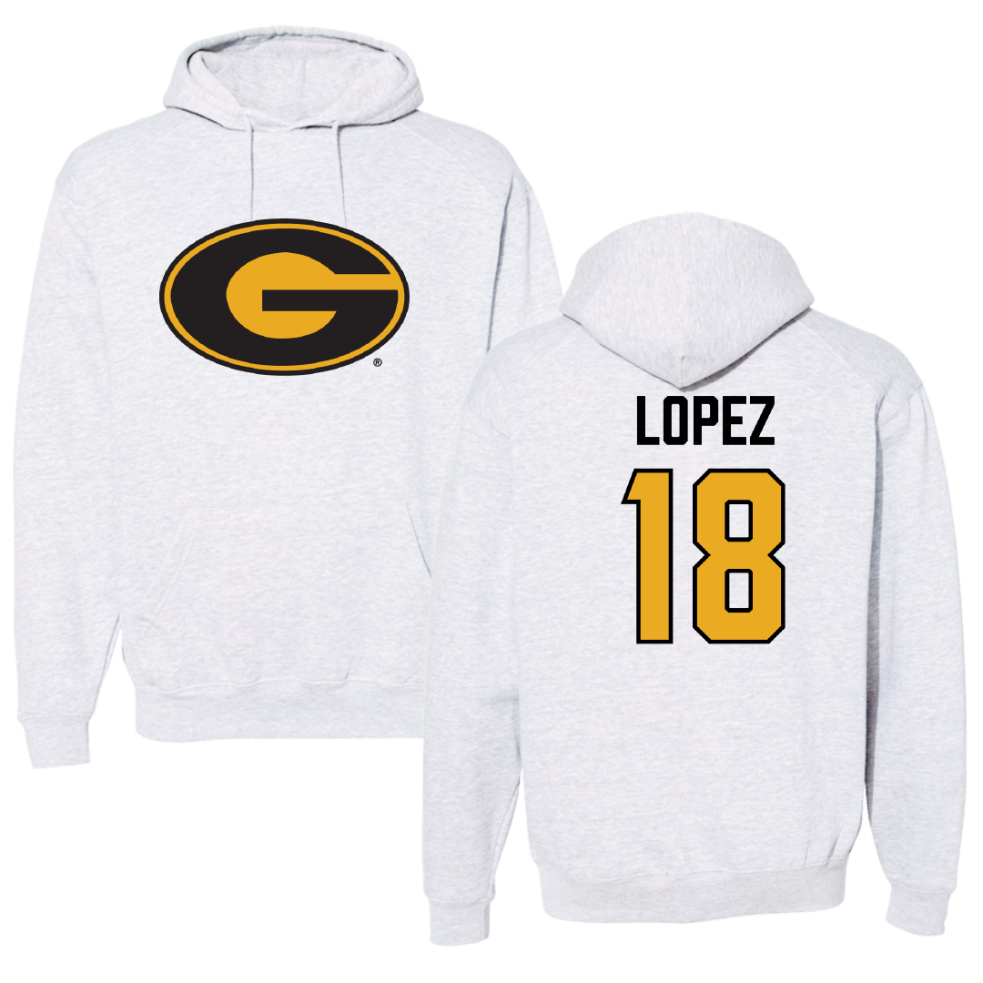 Grambling State University Baseball Gray Hoodie - #18 Aidan Lopez