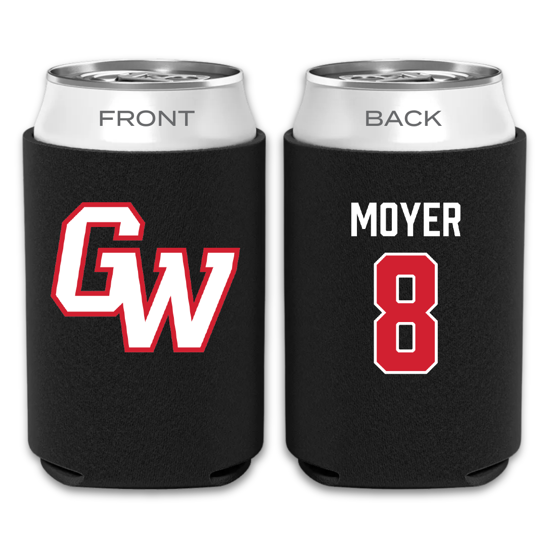 Gardner-Webb University Football Black Can Cooler - #8 DJ Moyer