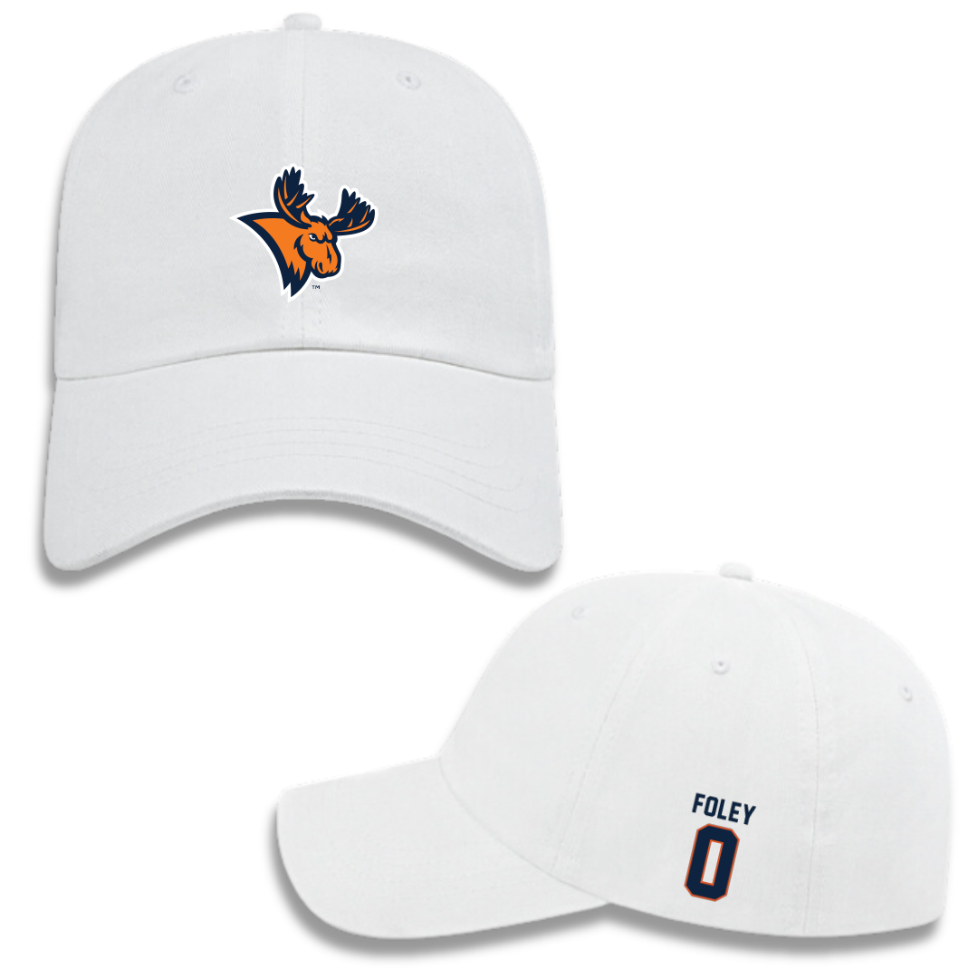Utica University Basketball (M) White Hat - #0 Hagen Foley
