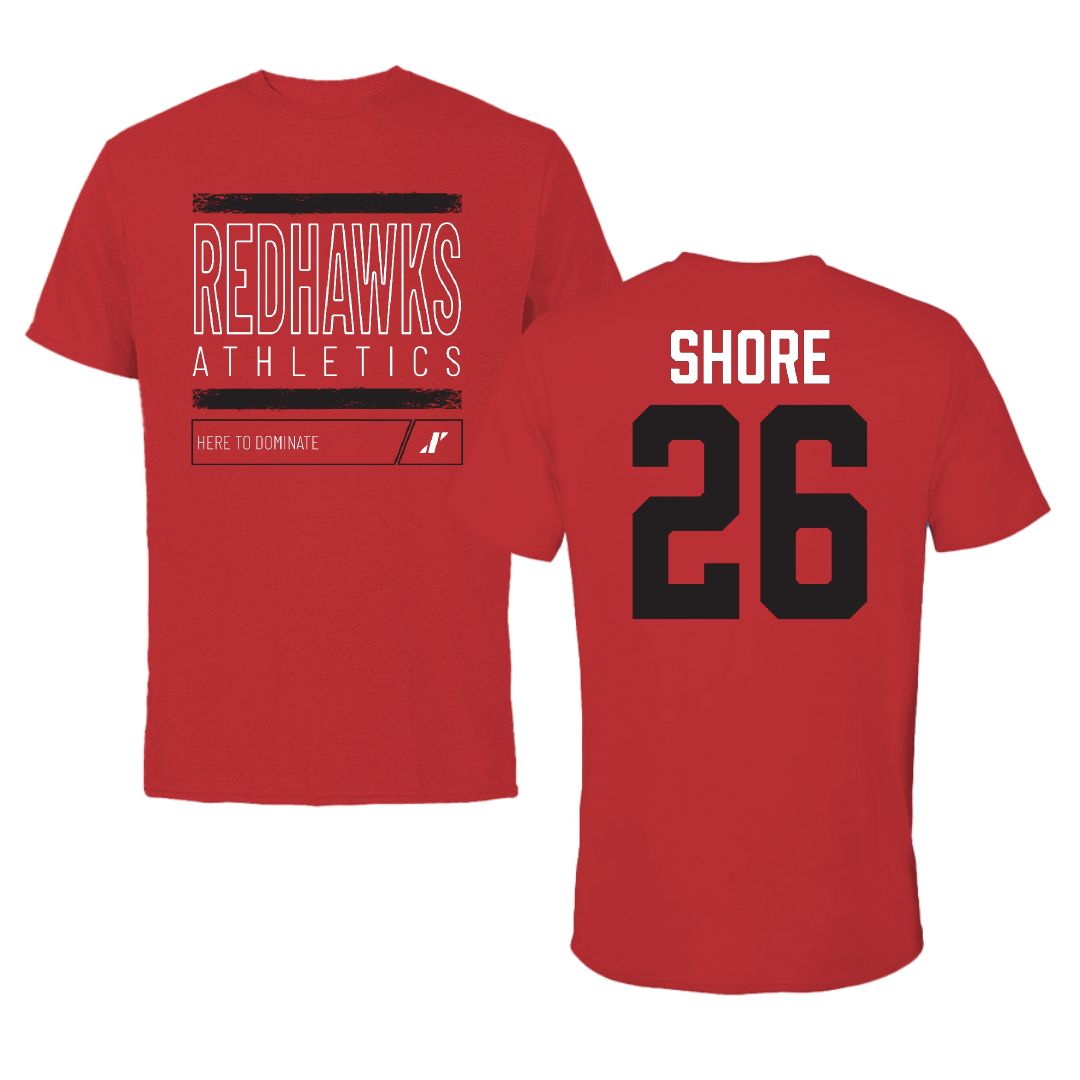 Southeast Missouri State University Softball Red Dominate Tee - #26 Aubrie Shore