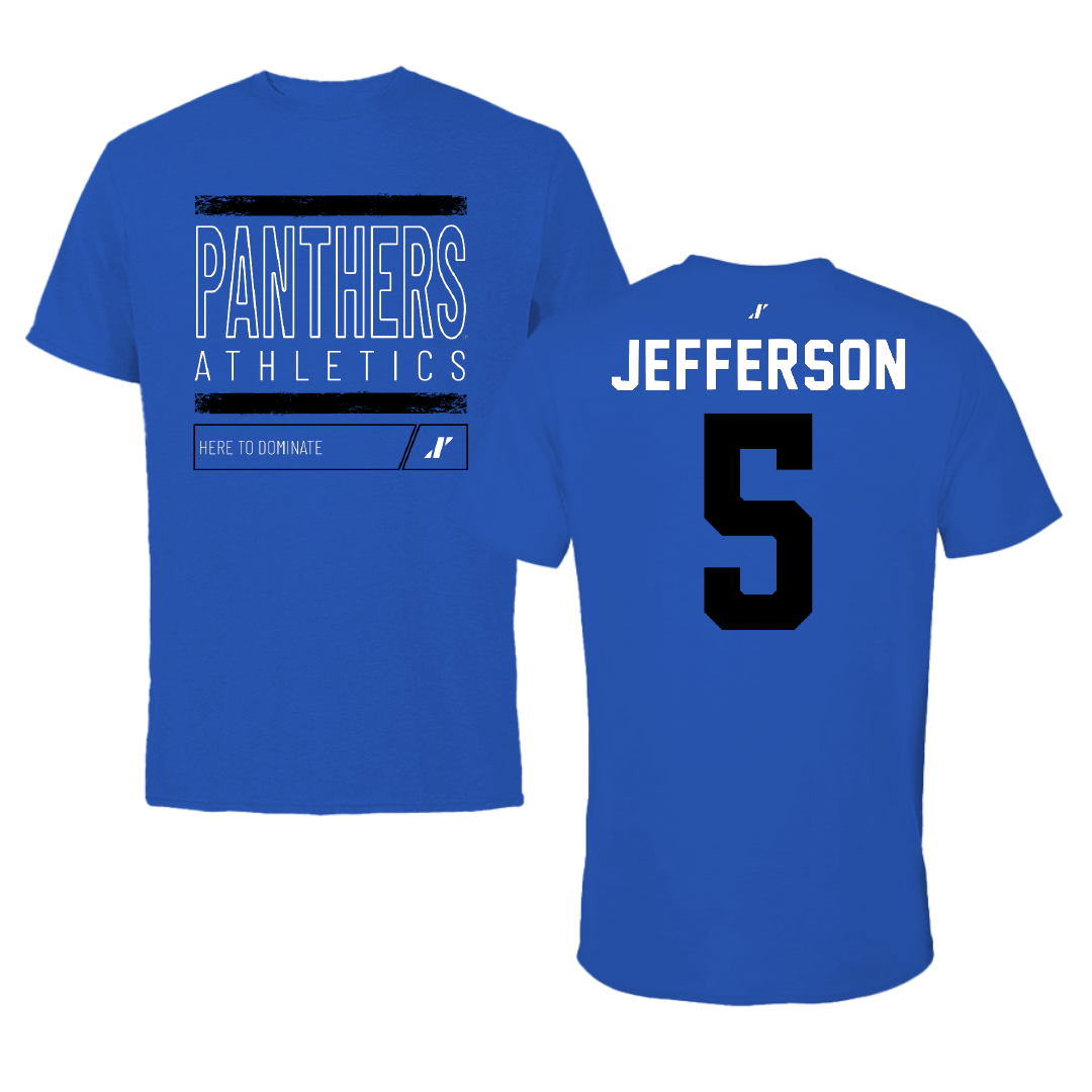 Georgia State University Softball Blue Dominate Tee - #5 Ciarra Jefferson