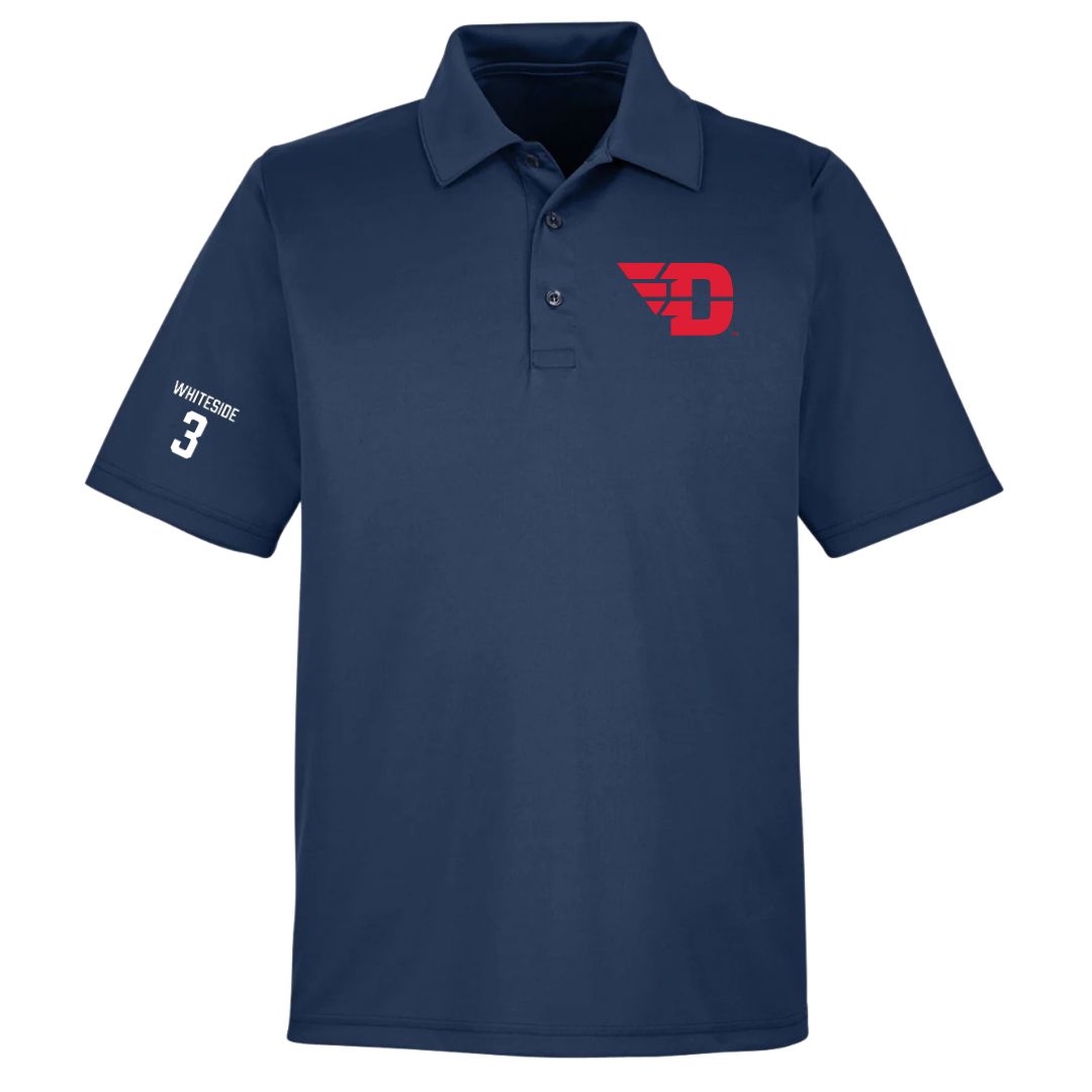 University of Dayton Baseball Navy Polo - #3 Jon Whiteside