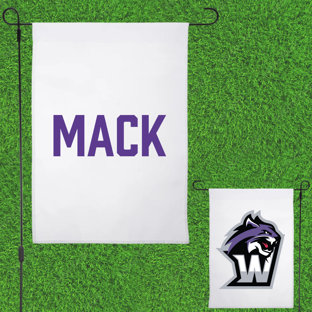 Wiley University Golf White Garden Flag - Titus Mack