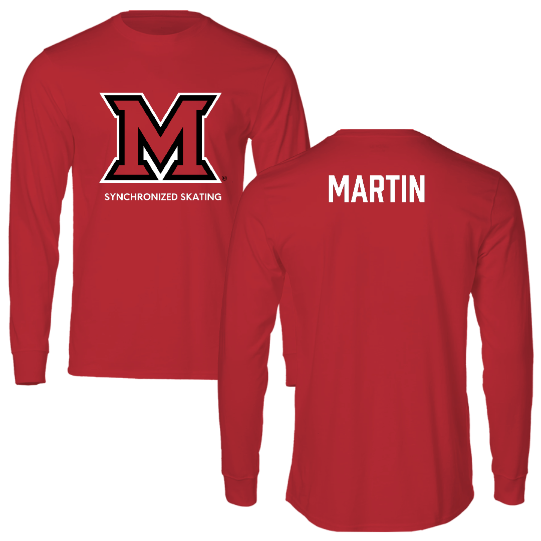 Miami University (Ohio) Synchronized Skating Red Long Sleeve - Sophia Martin