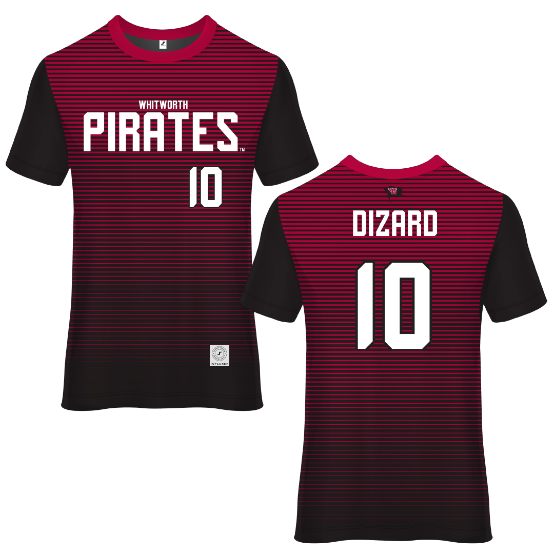 Whitworth University Red Soccer Jersey - #10 Addison Dizard