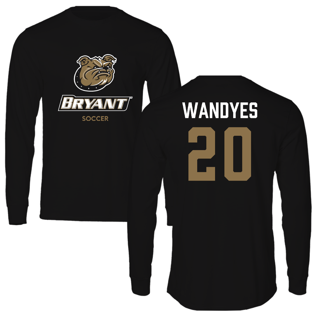 Bryant University Soccer (W) Black Long Sleeve - #20 Kelsie Wandyes