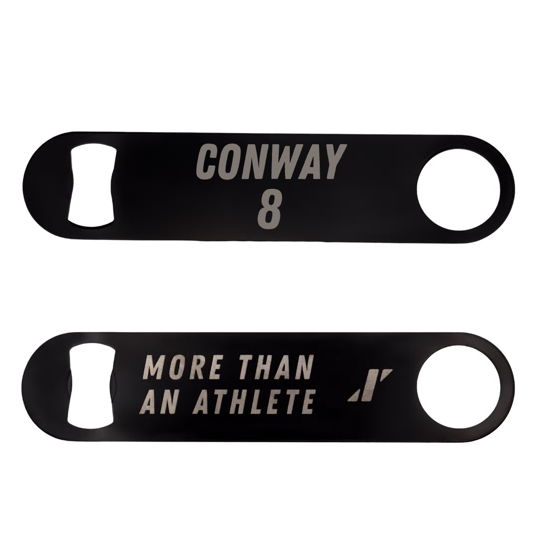 Basketball (W) Black Bottle Opener - #8 Hunter Conway