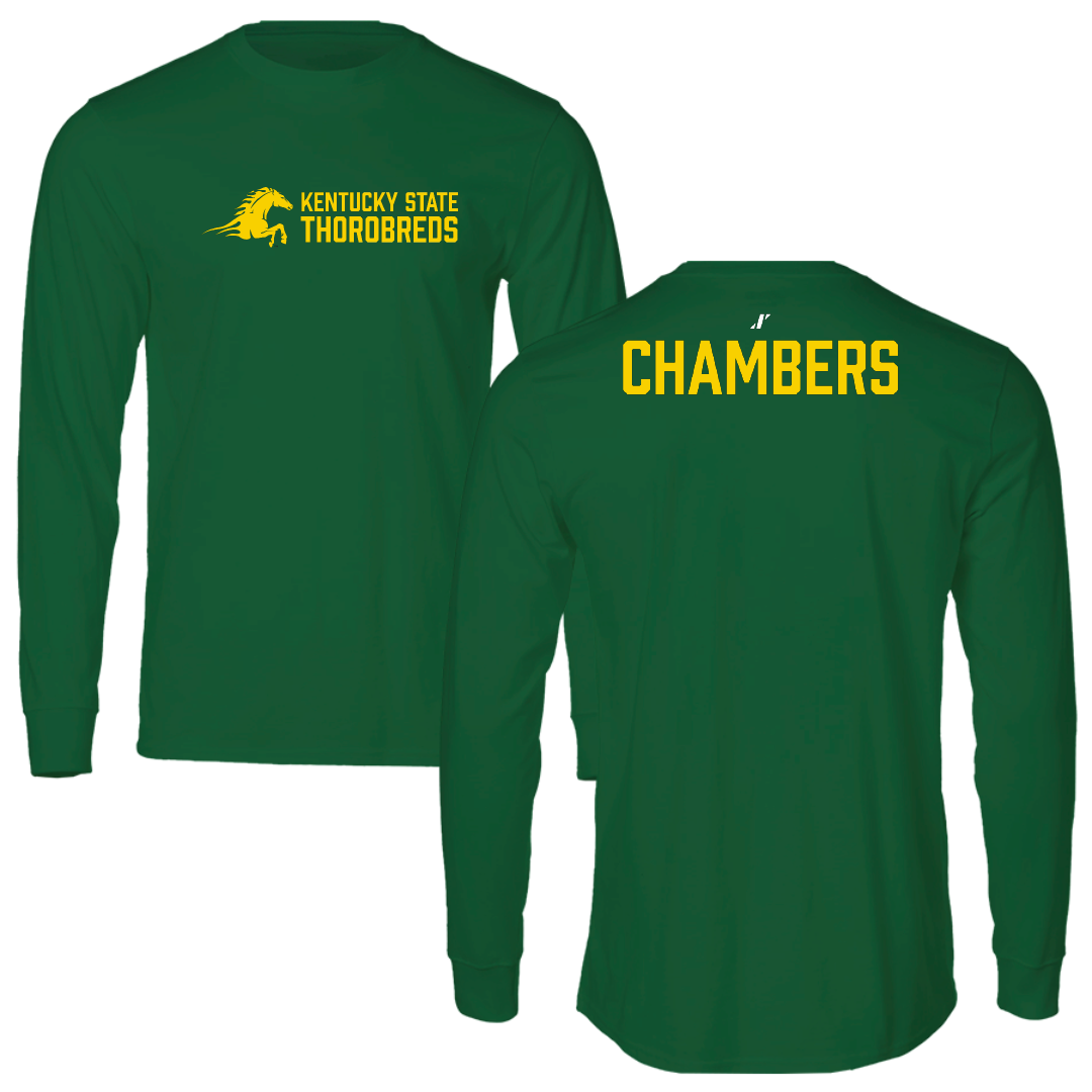 Kentucky State University TF and XC Green General Performance Long Sleeve - Ernest Chambers