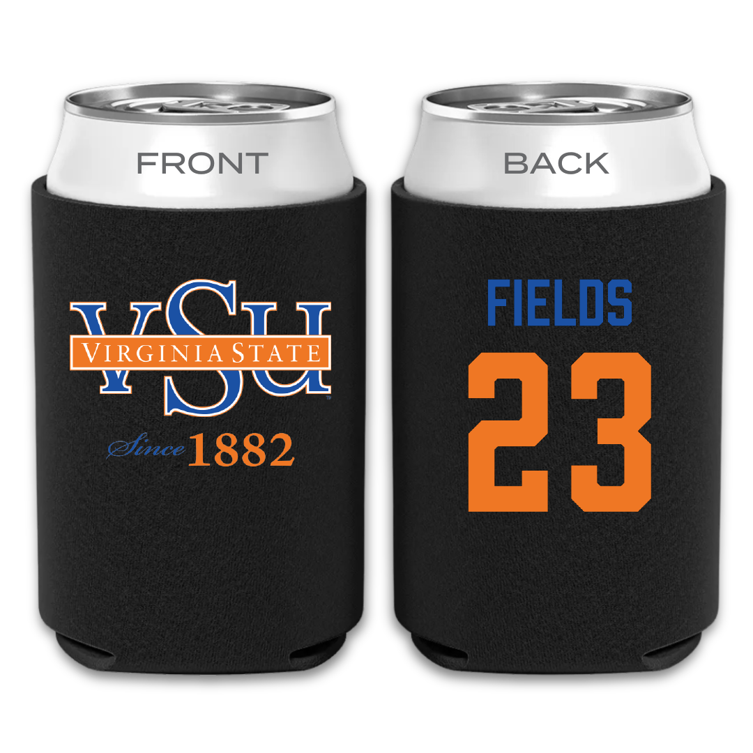 Virginia State University Football Black Can Cooler - #23 Armon Fields