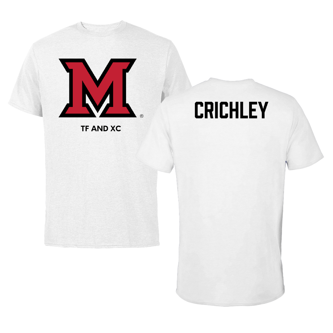 Miami University (Ohio) TF and XC White Tee - Addison Crichley