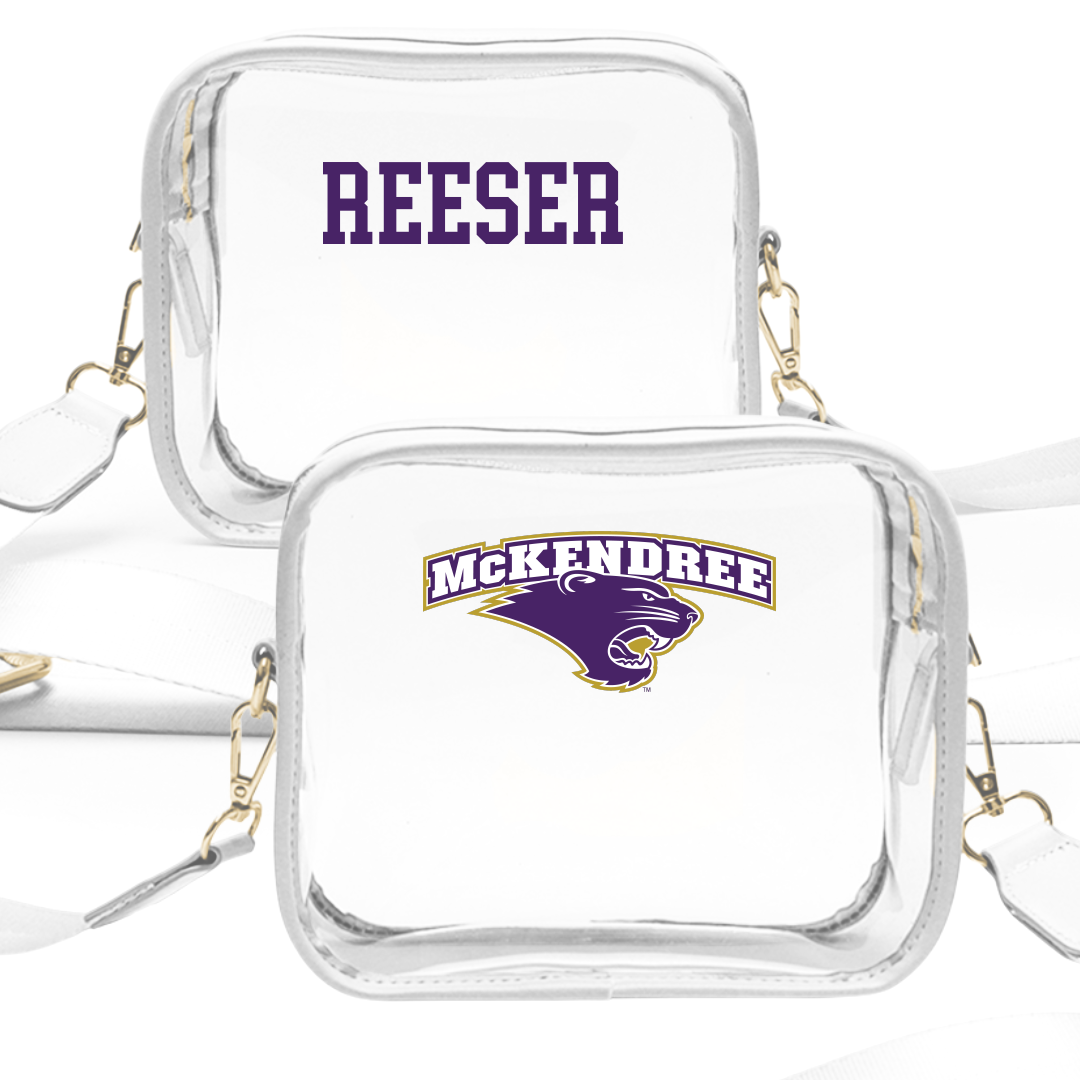 McKendree University Cheer White Clear Stadium Bag - Alexis Reeser