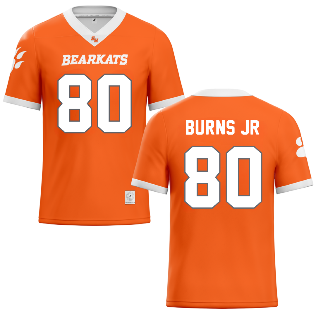 Sam Houston State University Orange Football Jersey - #80 Tim Burns Jr