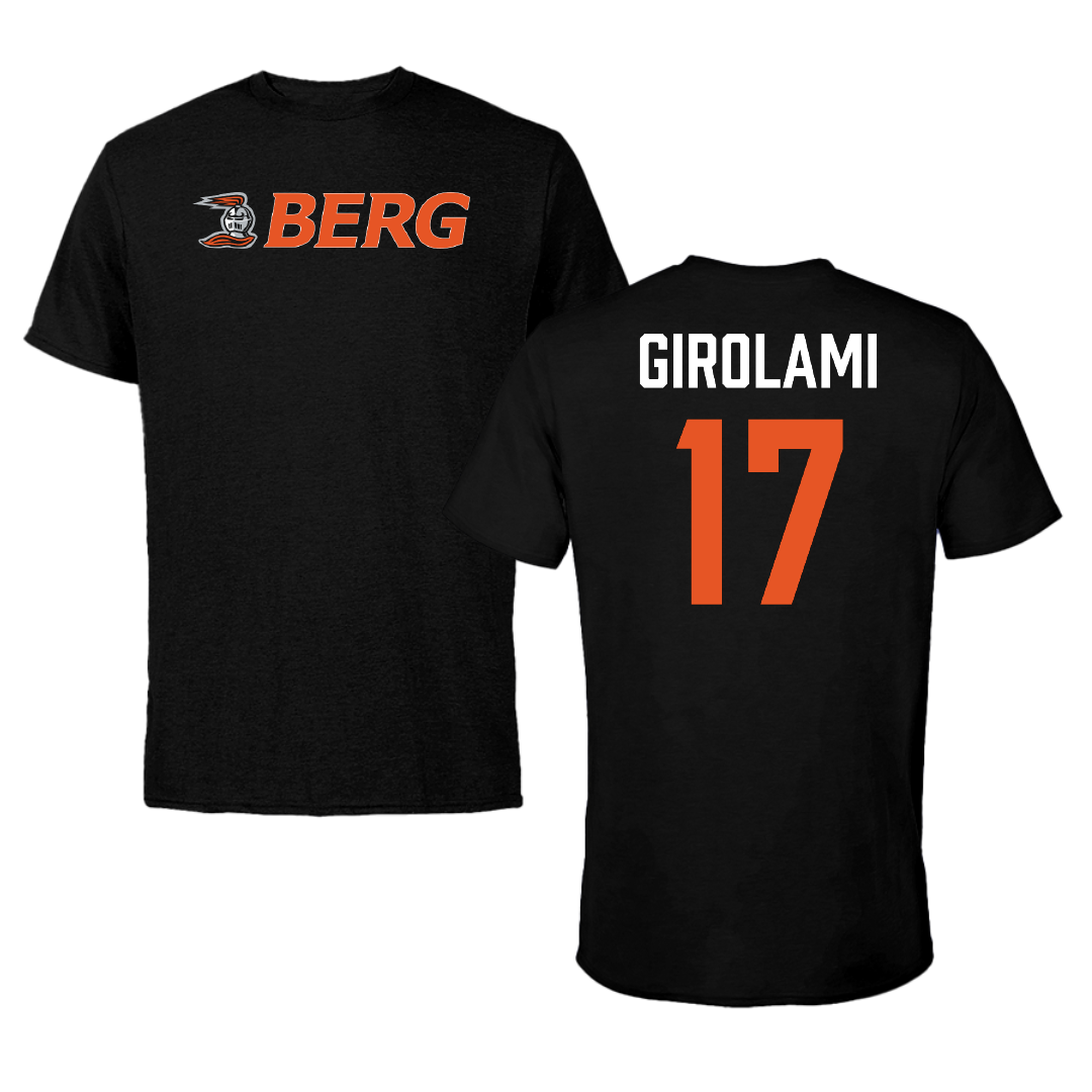 Heidelberg University Volleyball (W) Black Performance Tee - #17 Alexis Girolami