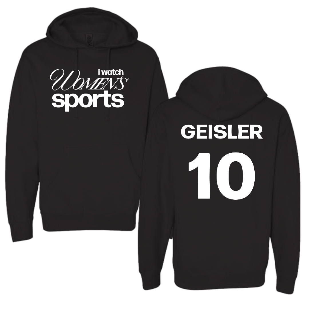 Spring Hill College Basketball Black WHM Hoodie - #10 Libby Geisler