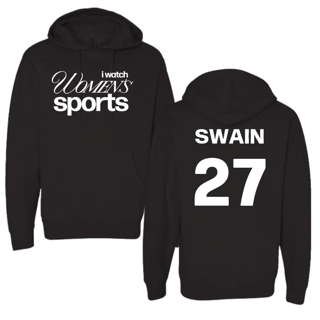 Iowa State University Softball Black WHM Hoodie - #27 Saya Swain