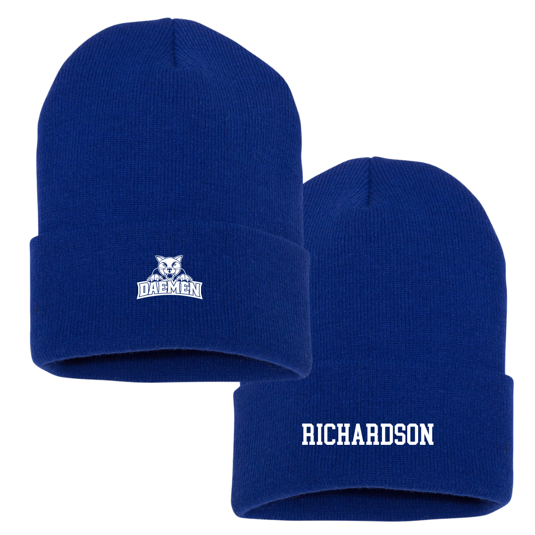Daemen University Bowling (W) Blue Beanie - #53 Kayla Richardson