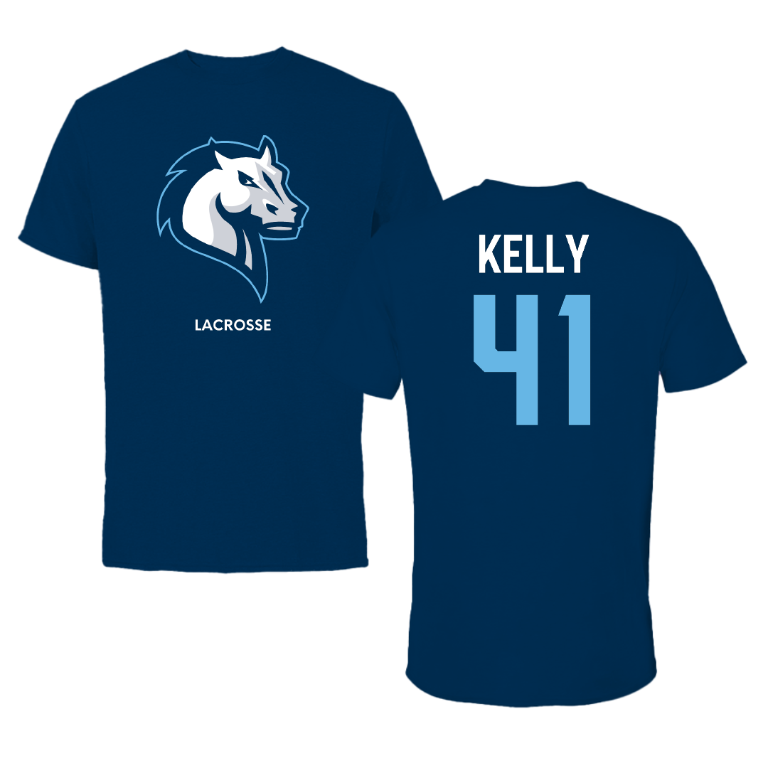 Mercy University Lacrosse (W) Navy Tee - #41 Ashlinn Kelly