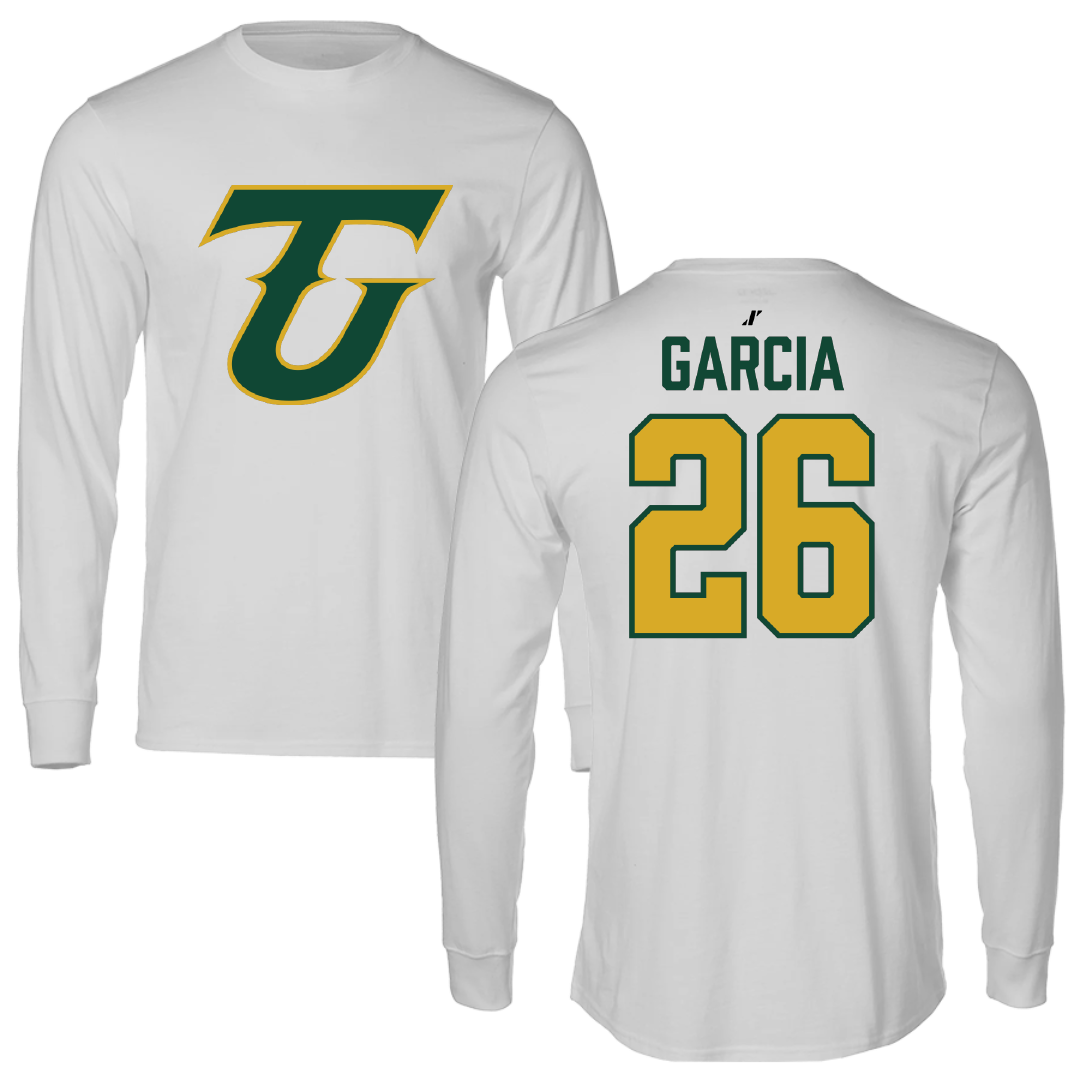 Tiffin University Lacrosse Light Gray Long Sleeve - #26 Danny Garcia