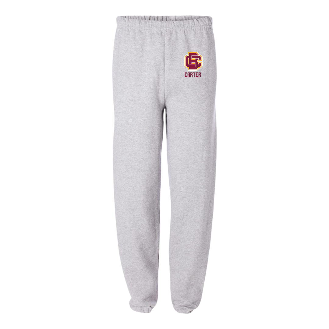 Bethune-Cookman University TF and XC Light Gray Sweatpants - Michael Carter