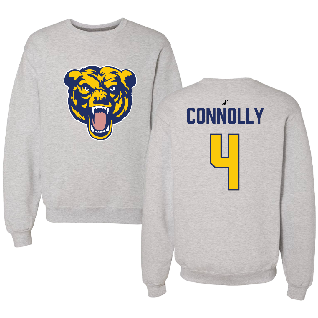 Carolina University Volleyball (W) Light Gray Crewneck - #4 Jordan Connolly