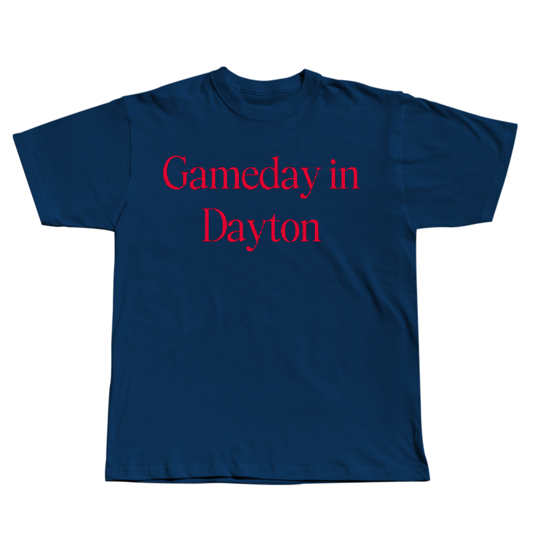 University of Dayton Tennis (M) Navy Gameday Tee - Dylan Jaen