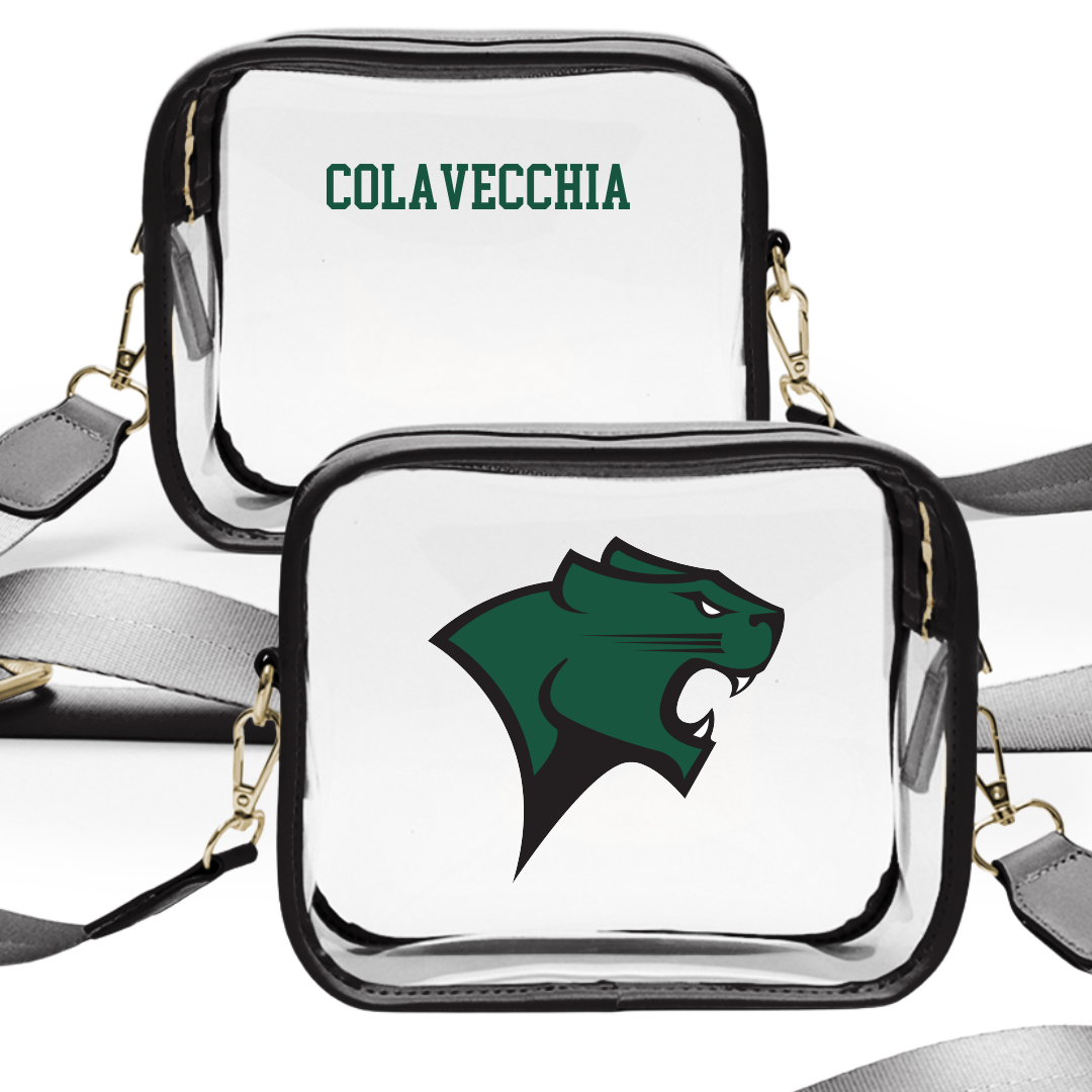 Chicago State University Golf (M) Black Clear Stadium Bag - Julian Colavecchia