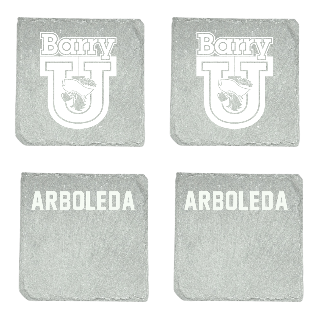 Barry University Soccer (M) Stone Coaster (4 Pack)  - Madden Arboleda