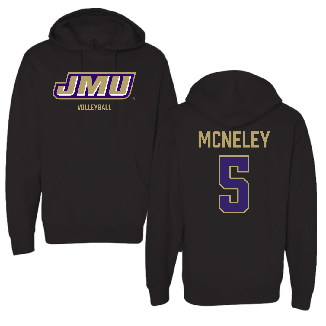 James Madison University Volleyball (W) Black Hoodie - #5 Julia McNeley