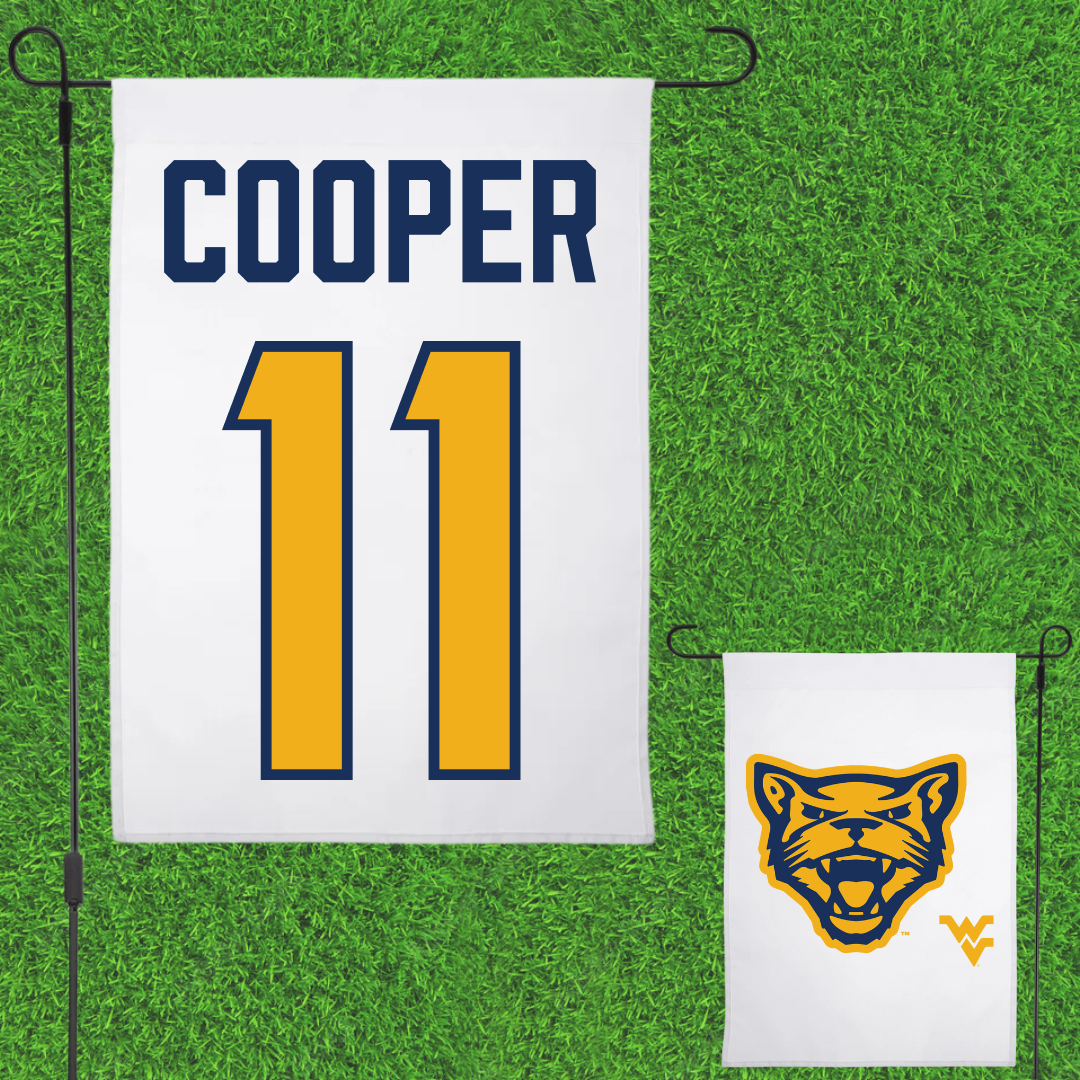 Potomac State College Softball White Garden Flag - #11 Katelyn Cooper