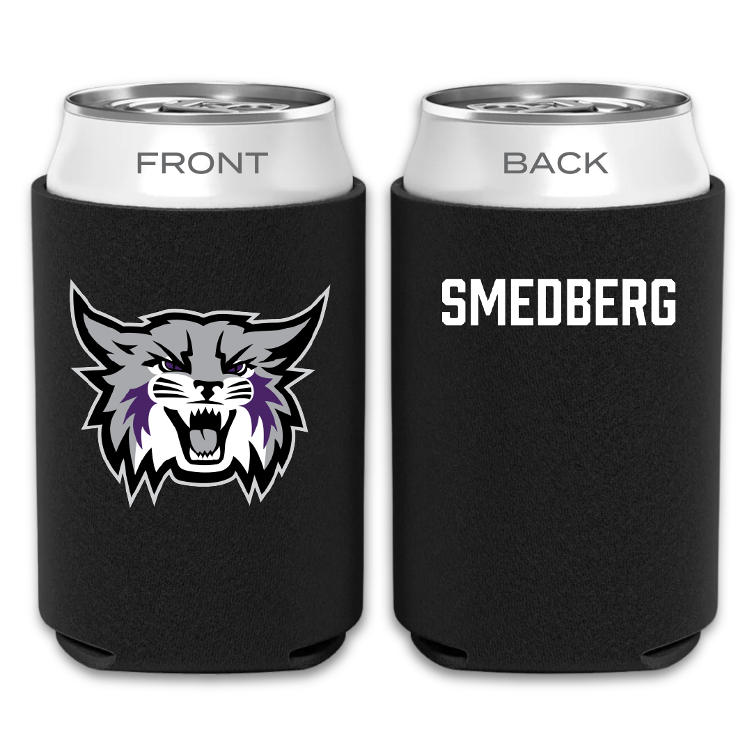 Weber State University Cheer Black Can Cooler - Kaden Smedberg