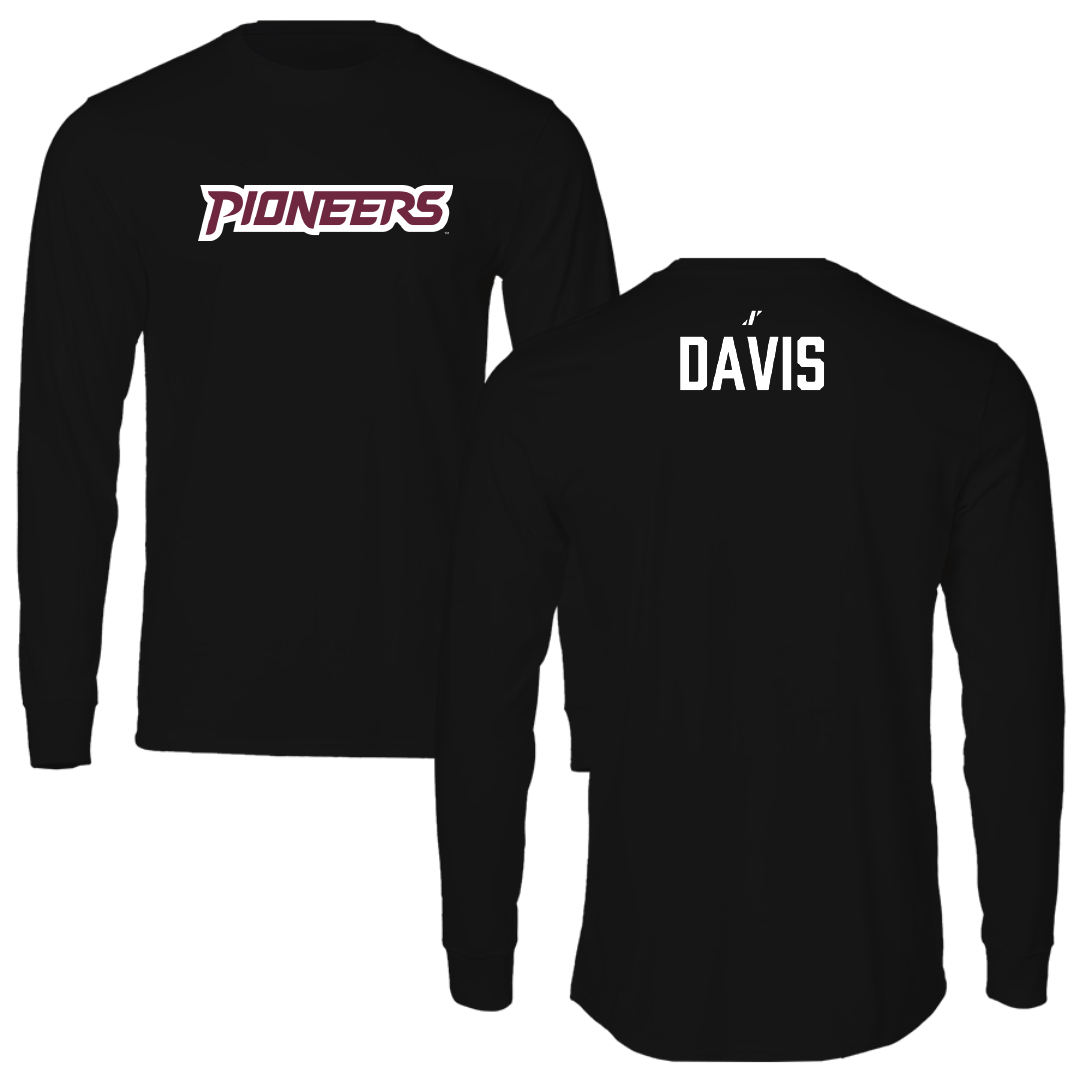 Texas Woman's University Wrestling Black Performance Long Sleeve - Natalie Davis