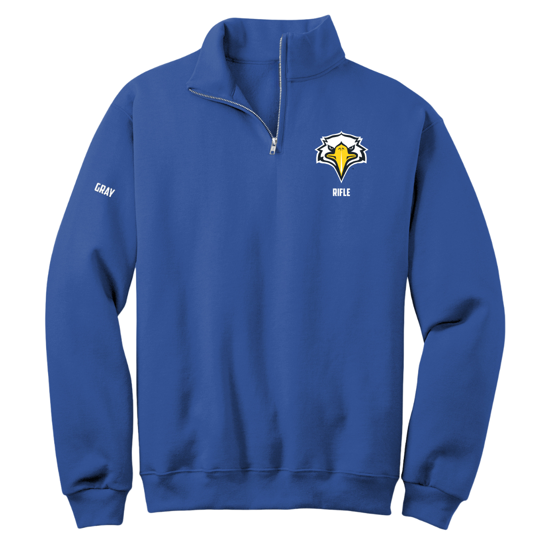 Morehead State University Rifle Blue Quarter-Zip - Cooper Gray