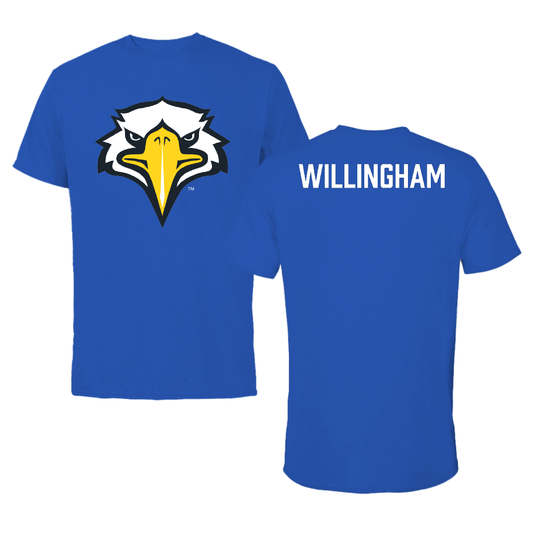Morehead State University Cheer Blue Performance Tee - Denzel Willingham